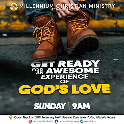 church flyer graphic design