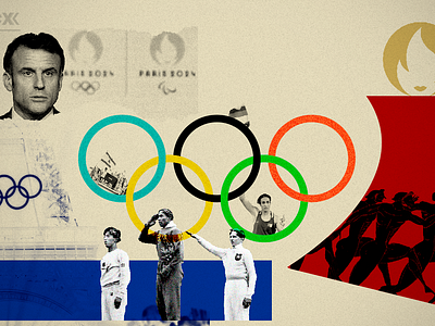 Olympic Games article editorial illustration graphic design newsletter olympic games politics