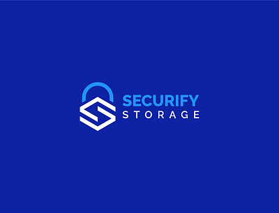 Storage Security Letter Logo Design letter letter logo design security storage