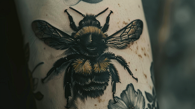 Bumble Bee Tattoo Design bee body art bee tattoos bumble bee inking bumble bee tattoo bumble bee tattoo sketch imagella