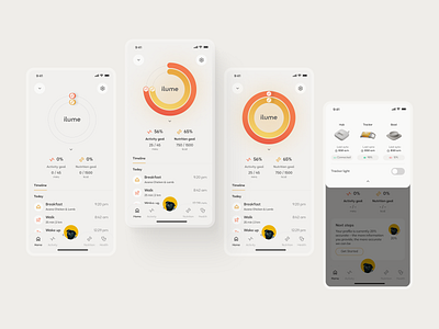 Elevating Canine Care: Design System & App Development for ilume connecting devices design system devices dog health dogs hardware onboarding product design ui ux