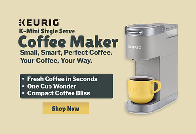 The Coffee Maker banner branding campaign digital marketing e shop ecommerce ecommerce design email design email marketing graphic design promotional banner social media banners social media design social media marketing ui web design website banner