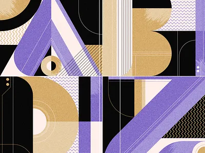 Abstract Geometric Name Pattern abstract color darren brown design geometric graphic design illustration illustrator motion graphics pattern texture