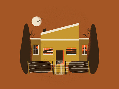 Haunted House abandoned house halloween haunted house illustration vector