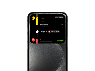 dynamic island for subway app app application button dynamic island interaction ios iphone metro mockup subway tag transport ui