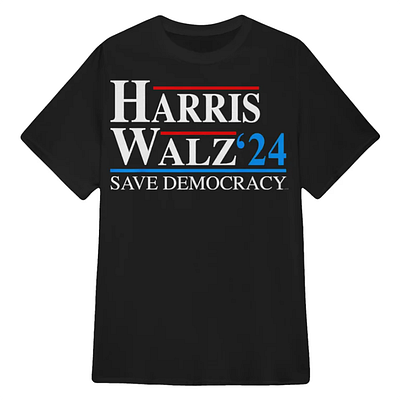 Harris Walz 2024 Shirt design illustration