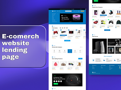 Sarbojonin - Modern E-commerce Website UI Design branding design ecommerce ecommerce ui landing page ui uiux design user user interface ux website design