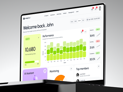 AI Financial Compliance Platform ai aidashboard dashboard finance financialservices fintech platform productdesign ui uidesign userexperience userinterface ux uxdesign uxuidesign webappdesign