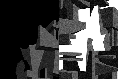 Brutalism architecture brutal brutalist illustration noise poster