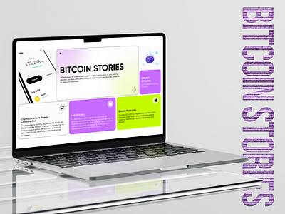 Сorporate identity for the startup "Bitcoin Stories" aesthetics branding design graphic design grid illustration layout poster presentation ui