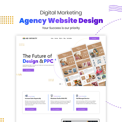 Ad Infinity: A Digital Marketing Agency | Website Design amazon ppc conversionoptimization design development graphic design payperclick ppc ppcmanagement ppcstrategy ui ux web webdesign website