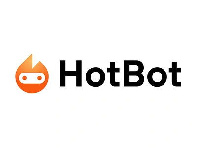 HotBot Logo Animation - Should I add spark? bot branding fire flame hot logo logomotion mark motion robot spark