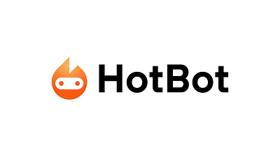 HotBot Logo Animation - Should I add spark? bot branding fire flame hot logo logomotion mark motion robot spark