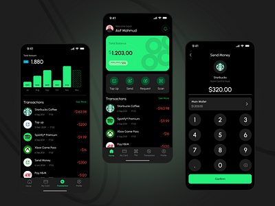 Banking - Finance Mobile App app app design bank banking banking app design design system finance finance app fintech app graphic design mobile mobile app product design ui uikit ux wallet