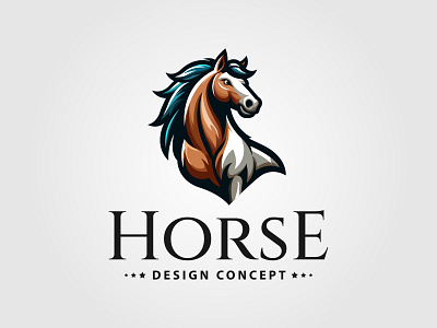 Horse logo concept brandidentity branding concept design elegant graphic design horse illustration logo mascot vector