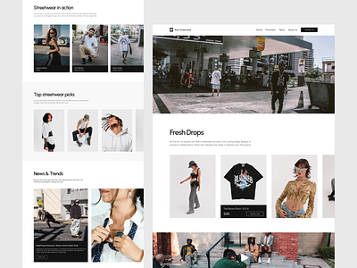 🛍️ Streetwear Online Shop digitalexperience ecommercedesign fashiondesign modernaesthetics neonvibes streetweardesign uiux uxdesign visualdesign webdesign