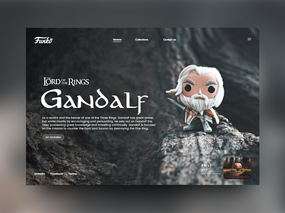 Lord of the rings Funko #5 funko funkopop gandalf lordoftherings mondrianizm