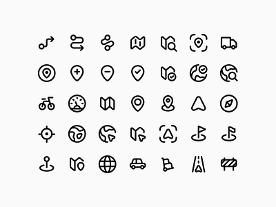 Navigation Icons - Lookscout Design System design design system icon set icons lookscout technology