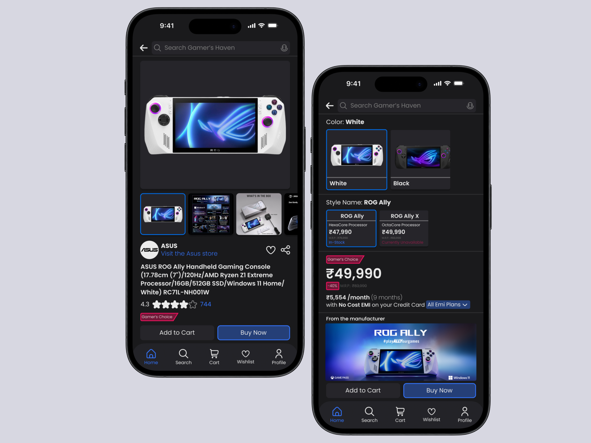 Example of Starter UI/UX Design : Basic