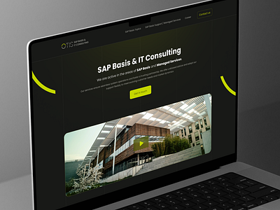 Landing Page for It Consulting Company | OTIS advisory branding cloud migration consultancy corporate design agency enterprise homepage it consulting it infrastructure it security landing page managed services redesign sap basis startup technology uxui web design website