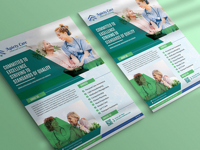 Medical Home Care Flyer brochure design charity flyer creative flyer dental flyer graphic design home care branding home care flyer job hiring flyer logo and stationary medical branding medical flyer medical promotional flyer mental health flyer non profit flyer professional flyer design psychological flyer trifold bifold brochure design