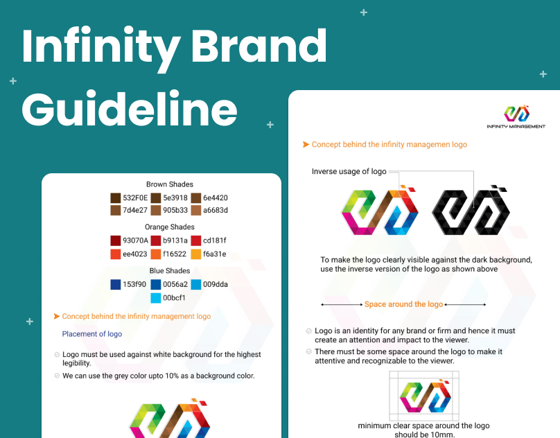 Infinity Management Brand Guidelines branding logo motion graphics ui