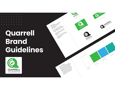 Quarrell Brand Guidelines branding graphic design logo ui