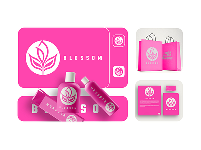 Blossom | Brand Identity beauty blossom brand guidelines brand identity branding creative design graphic design illustrator photoshop