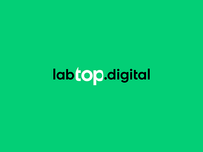 Labtop Digital Agency Logo agency brand branding corporate design graphic design green identity illustration labtop logo logotype minimal studio