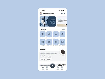 Security Cameras Shop App app branding case study design figma graphic design illustration logo ui ux