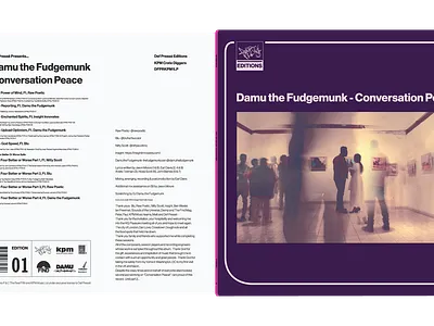 Damu the Fudgemunk - Conversation Peace featured project branding design graphic design layout logo print typography ui ux vector