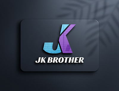 JK Brother Logo jk jk brother jk brother logo krish krish langadiya langadiya logo logo design