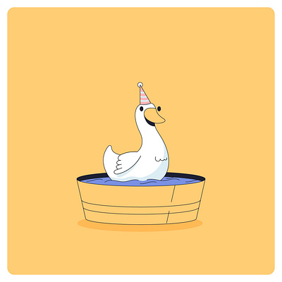 duck test branding design graphic design icon illustration line minimal retro simple ui