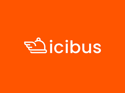 icubis logo app logo branding delivery fast food graphic design identity logo logo design logo designer logo mark logotype restaurant