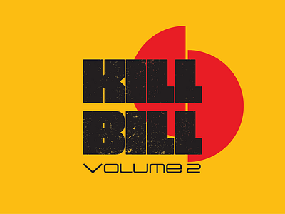 Kill Bill Vol.2 Minimal Poster killbill minimal movie poster