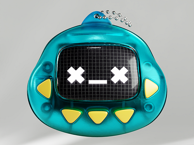 Tamagotchi 3danimation animation blender childhood cute motion graphics robot tamagotchi videogames