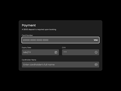 Payment and Summary Bill bill card dark mode design restaurant summary ui ux