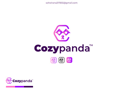 Cozy panda Logo Design adobe illustrator adobe photoshop brand identity branding business logo creative logo graphic design logo logo design logodesiner modern logo new logo