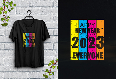 happy new year t-shirt design branding graphic design happy new year t shirt design illustration t shirt t shirt design t shirt designer t shirt designs tshirt design tsho