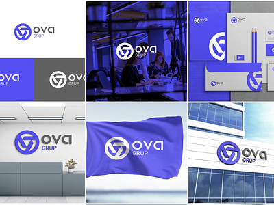 OVA barnding branding corporate identity design graphic design illustration logo vector