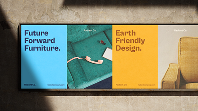 Radiant Co. — Future Forward Furniture branding design graphic design typo typography