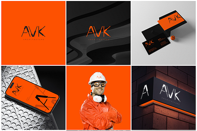 AVK barnding branding corporate identity design graphic design illustration logo vector