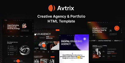 Avtrix cv portfolio portfolio html templete resume