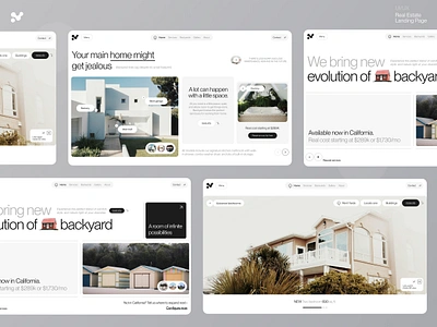 Real Estate Landing page airbnb airbnb design apartement architecture booking booking website design broker development estate agent modern property website design real estate agency real estate design real estate landing page real property realtor rental residential complex ui ux website