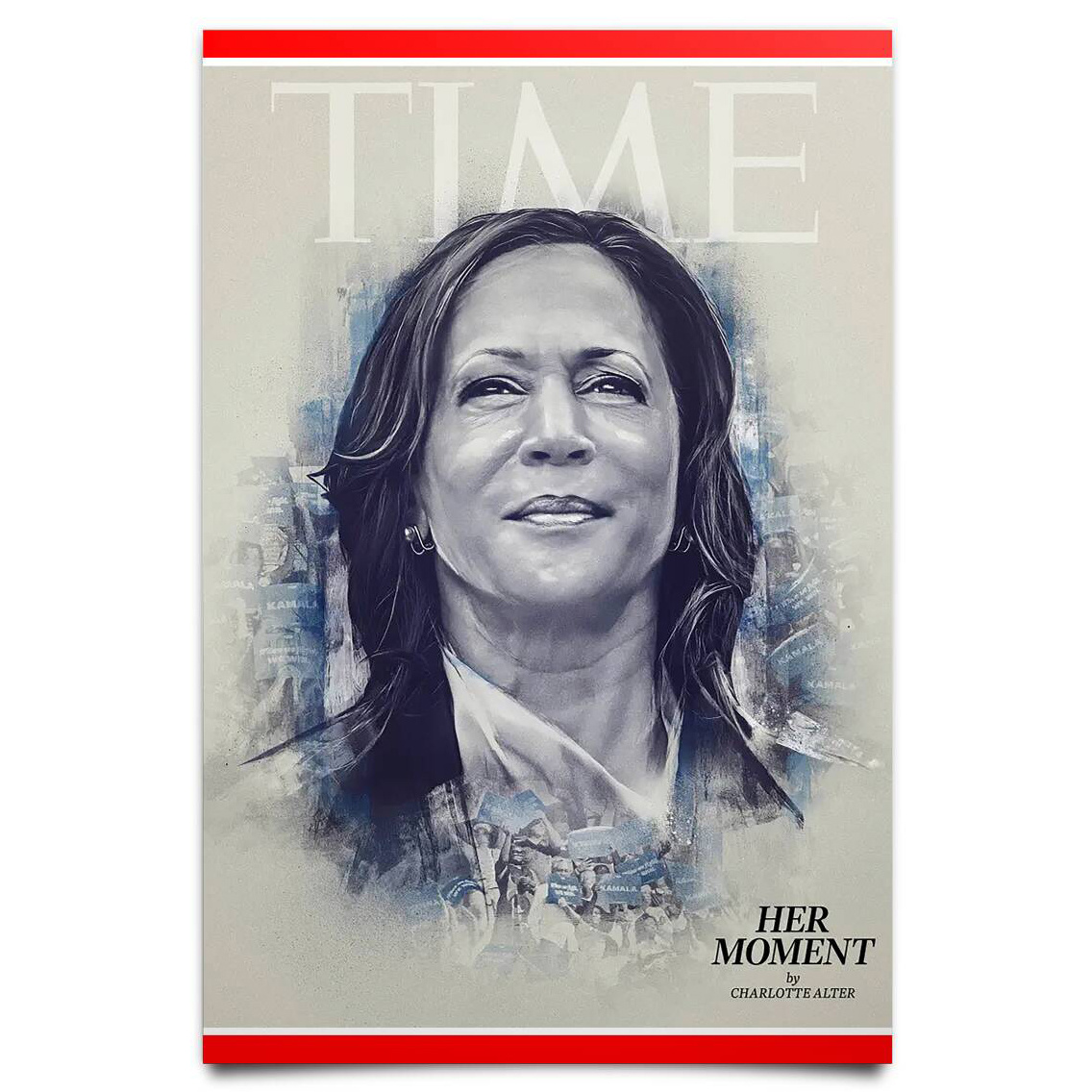 Kamala Harris Time Magazine Cover by David Morris on Dribbble