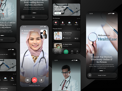 Healthcare Mobile App app design figma app helathcare mobile app mobile app ui ux