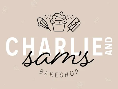 Charlie & Sam's Branding apparel bakery logo bakeshop brand guideline branding business card design graphic design logo logo design logo variations social media style guide t shirt design