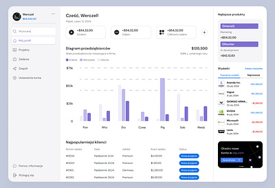 Biznes dashboard dashborad design graphic design project ui webdesigner work