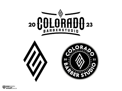 COLORADO BARBERSHOP LOGO barberexpo barbershopconnetct barbershoplogo branding brandlogo bussineslogo graphic design lgooforsale logo logodesigner monogramlogo