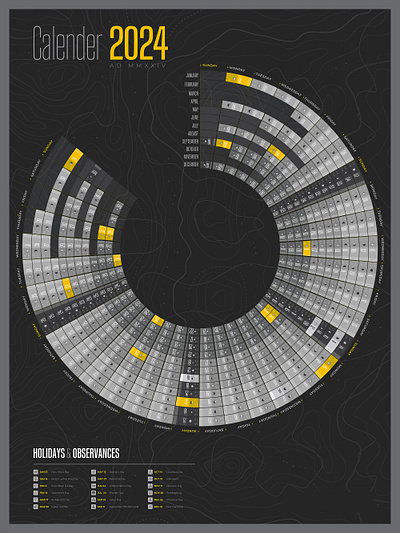 Corporate Calendar '24 branding corporate calendar 24 graphic design